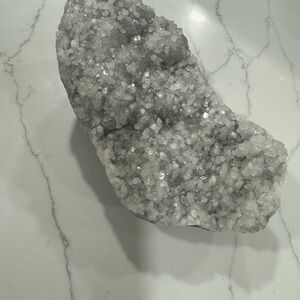 Sparkling Gray Celestine Crystal